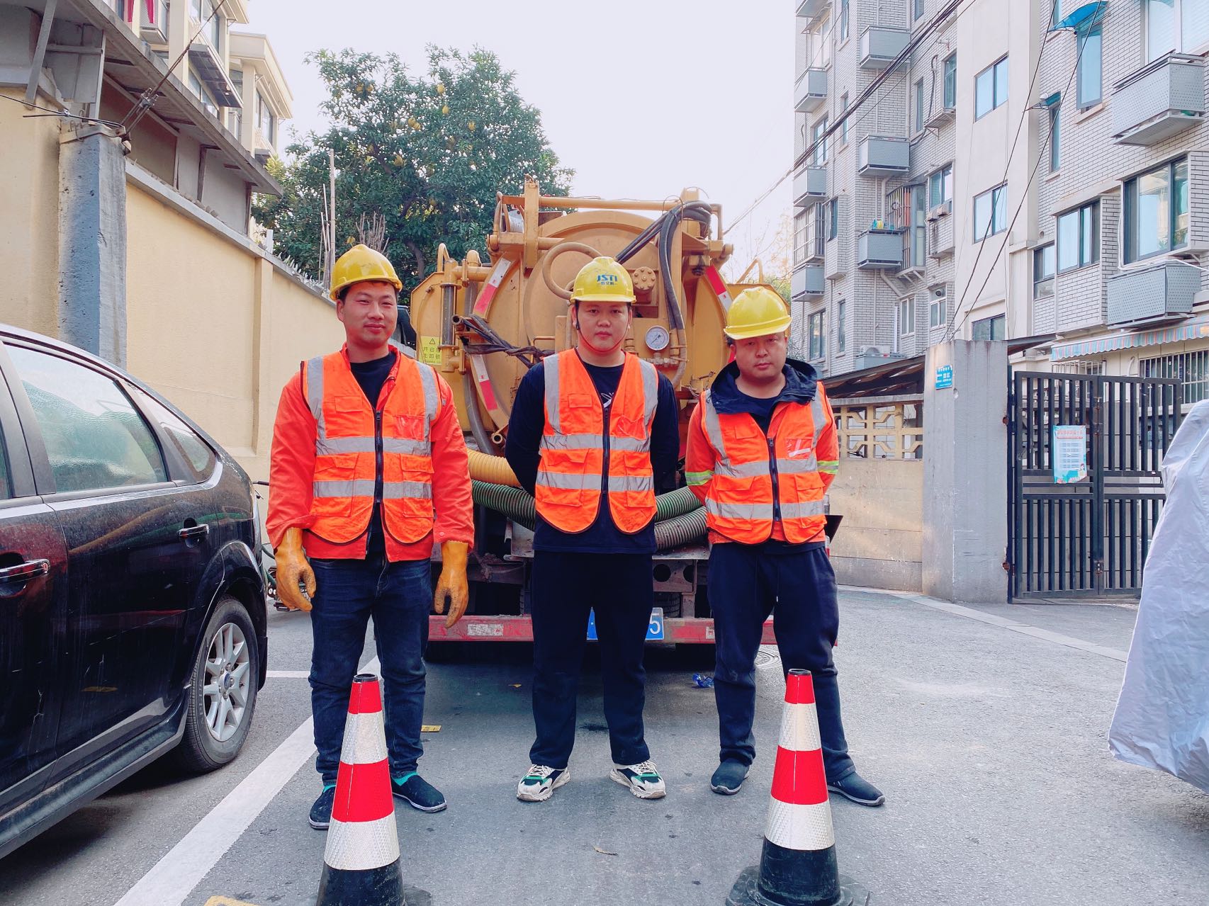 幕府山庄南京某小区管道清淤检测施工